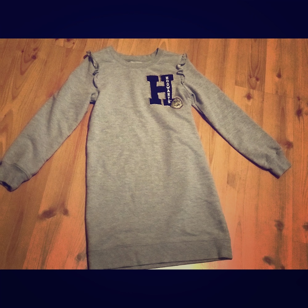 Girls Harry Potter sweater dress medium (8)